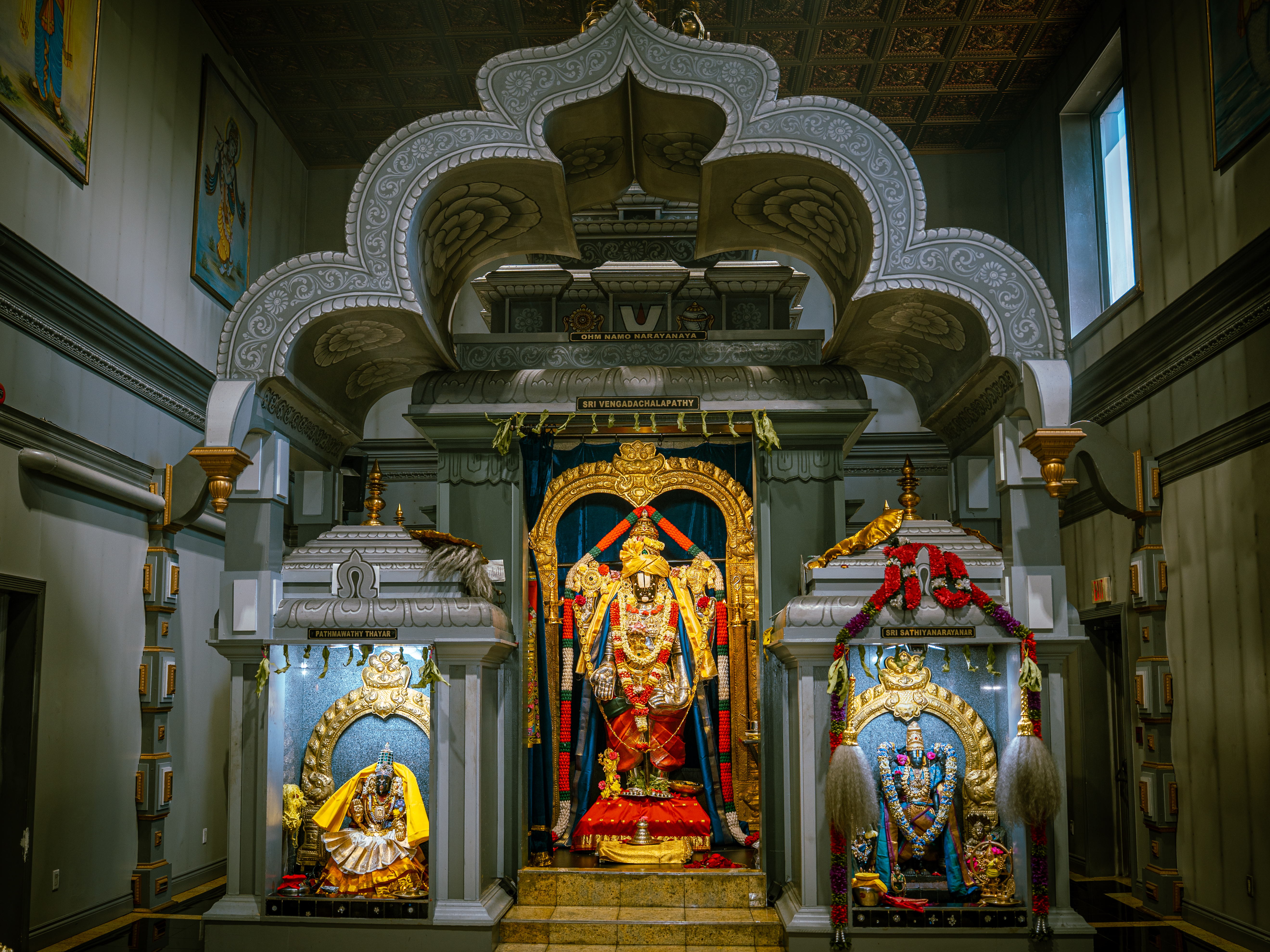Temple interior